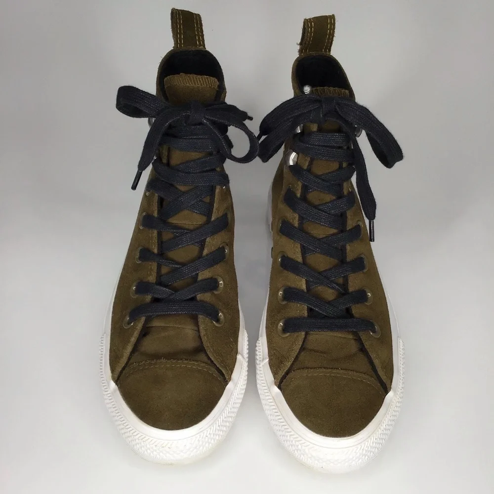Converse Chuck Taylor All Star Hiker High-Top Sneaker in Olive Green Size 7. - Picture 3 of 12